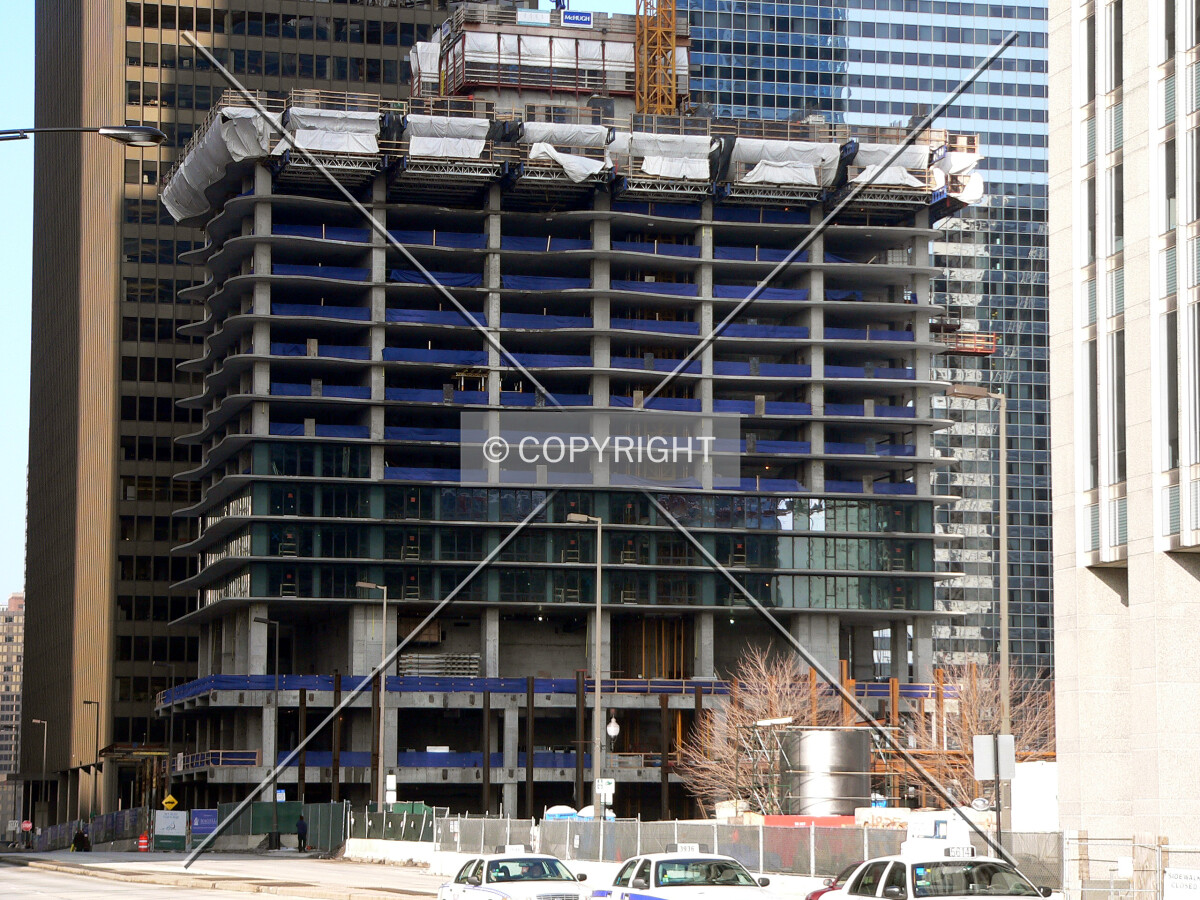 View to the north from Randolph Street