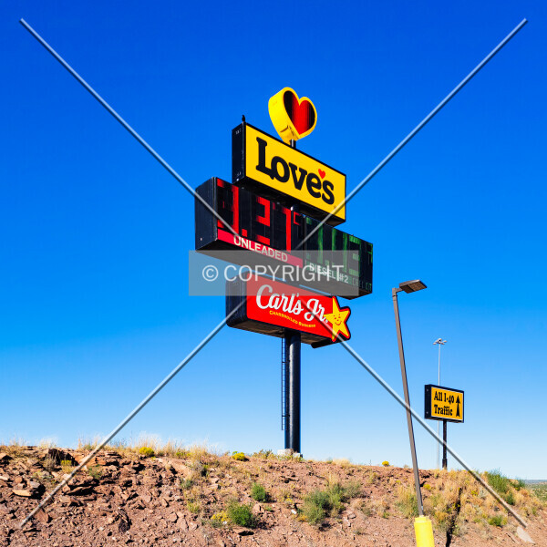 Love's / Carl's Jr. Signs