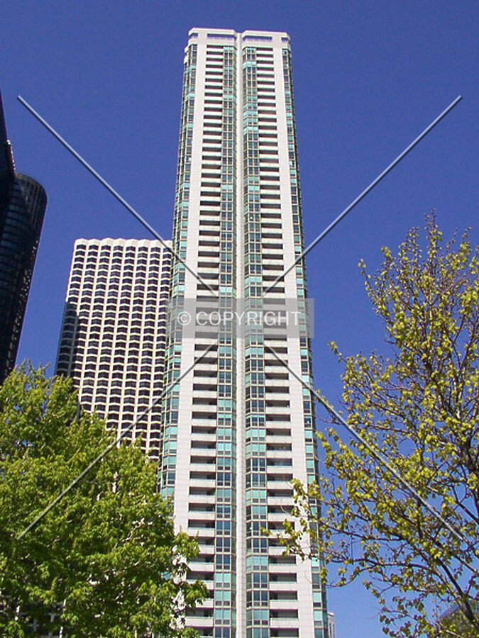 Straight-on view from the east