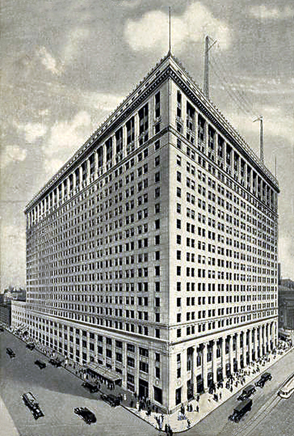 Vintage view from the west