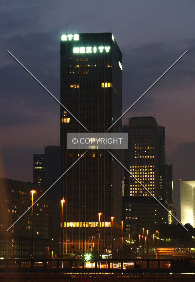 Night view from the east