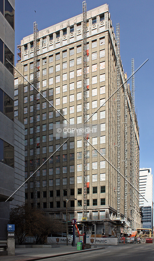 View from the southeast while under renovation; January 1, 2015