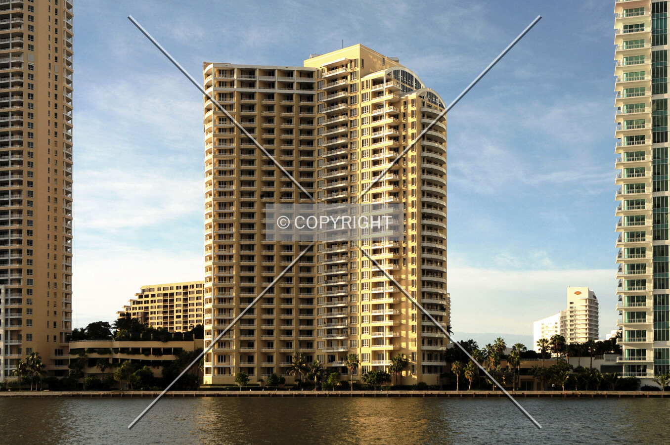 View from the north across the Miami River