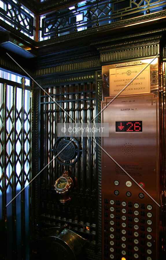 Elevator's interior