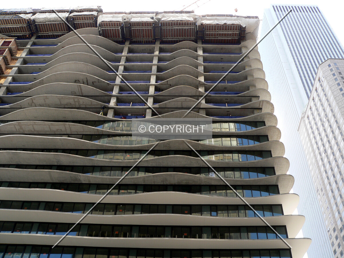 View from the plaza on the west side of the structure