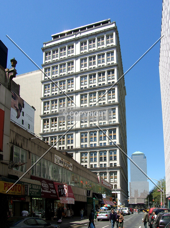 View from the east along Fulton Street