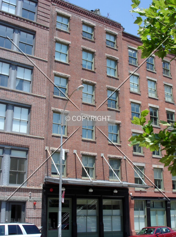 Section with entrance at 30 Laight Street
