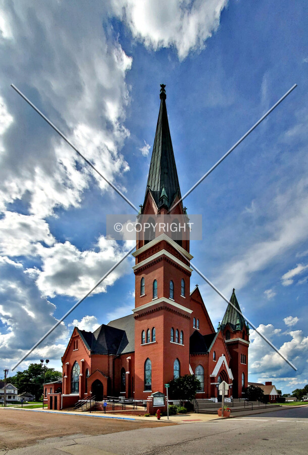 Southeast view; July 25, 2020