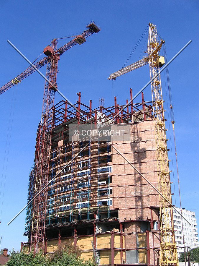 Looking up from the south