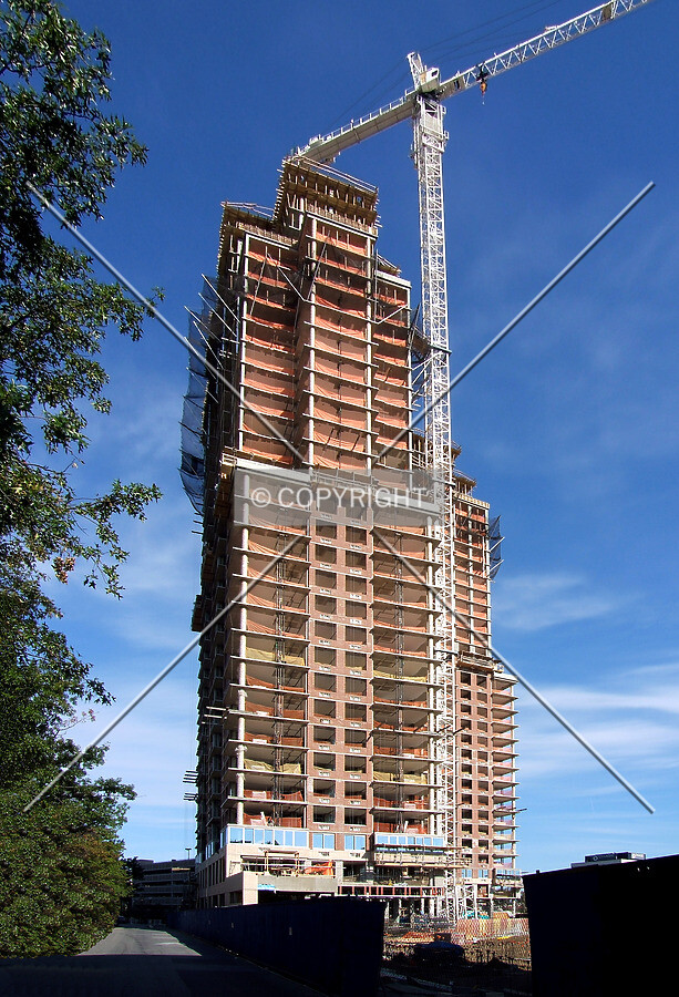 View from the southeast along Division Street