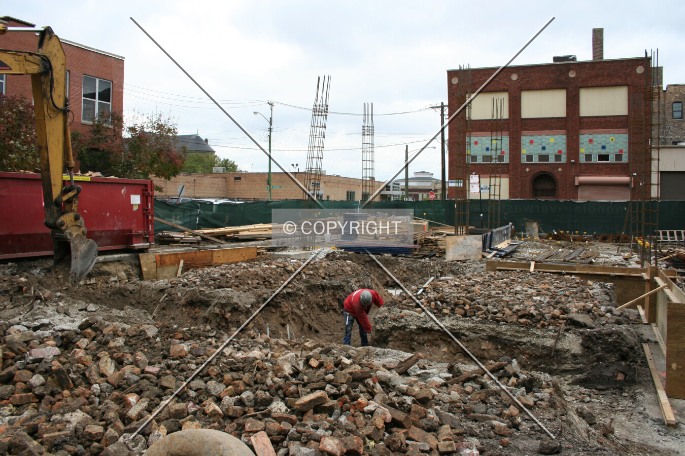 Western part of the site
