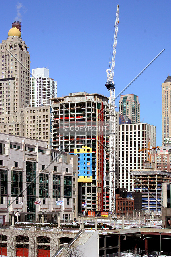Looking north from Wacker Drive