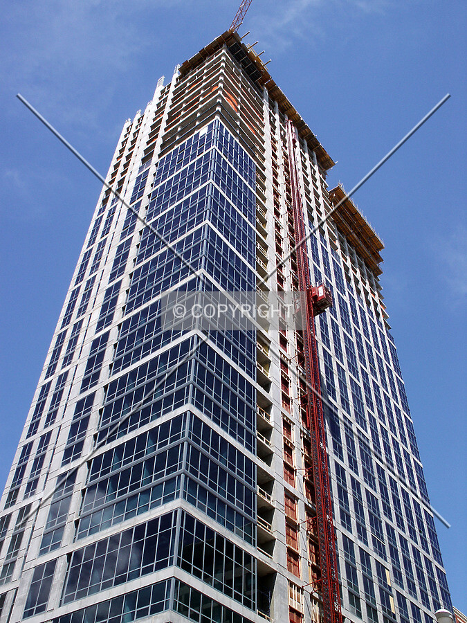 Looking up from the southwest
