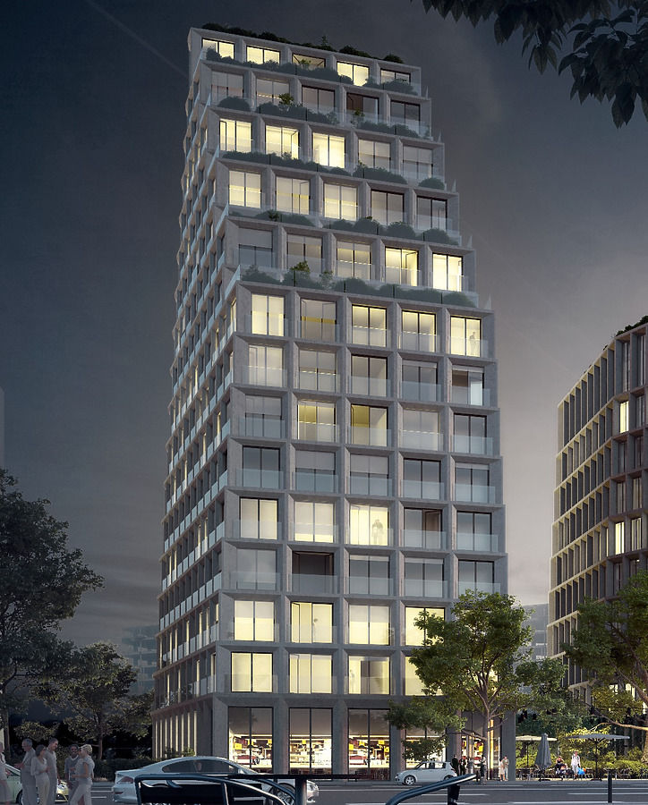 First rendering of the project.