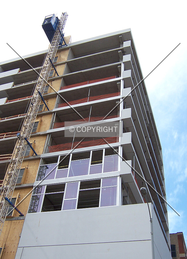 Looking up the southeast corner from Franklin and Ontario Streets