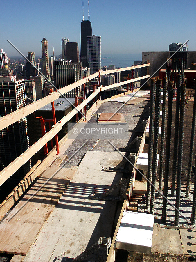 Looking over the northwest corner