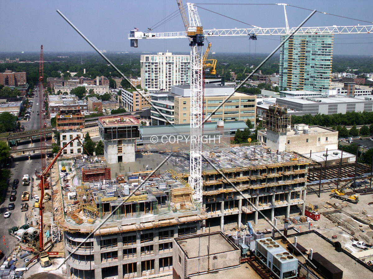 Looking west from the Bank One Building