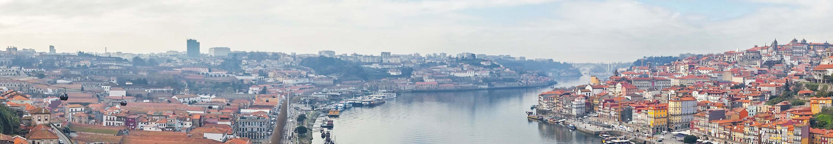 Panorama of Vila Nova de Gaia