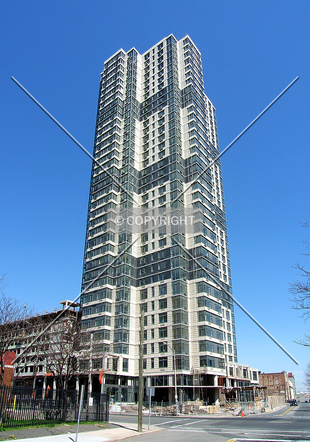 View from the south along Warren Street