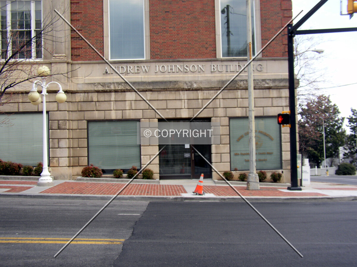 Signage on the southwest corner off Gay Street