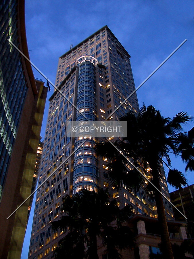 Looking up from Phillip Street