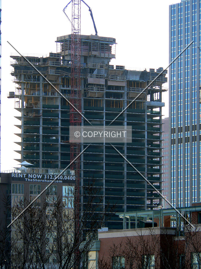 View to the southwest from lower Lake Shore Drive