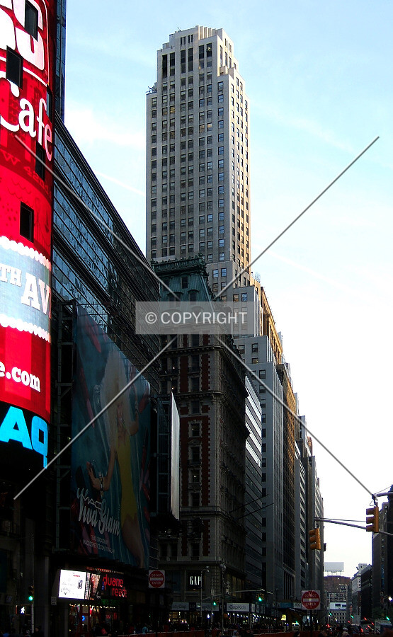 View from the north on Broadway