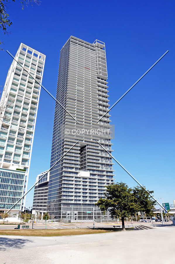 View from the soutrheast across Biscayne Boulevard