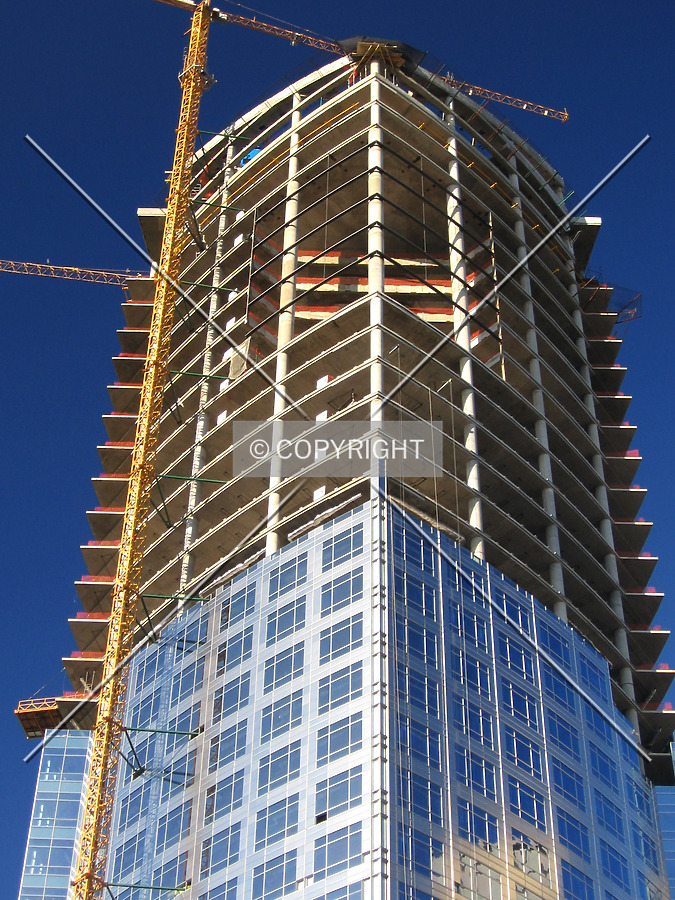 Top floors from the west