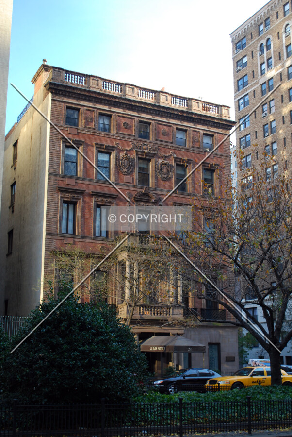 View from the northwest across Park Avenue