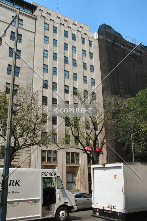 East facade from across 15th Street NW