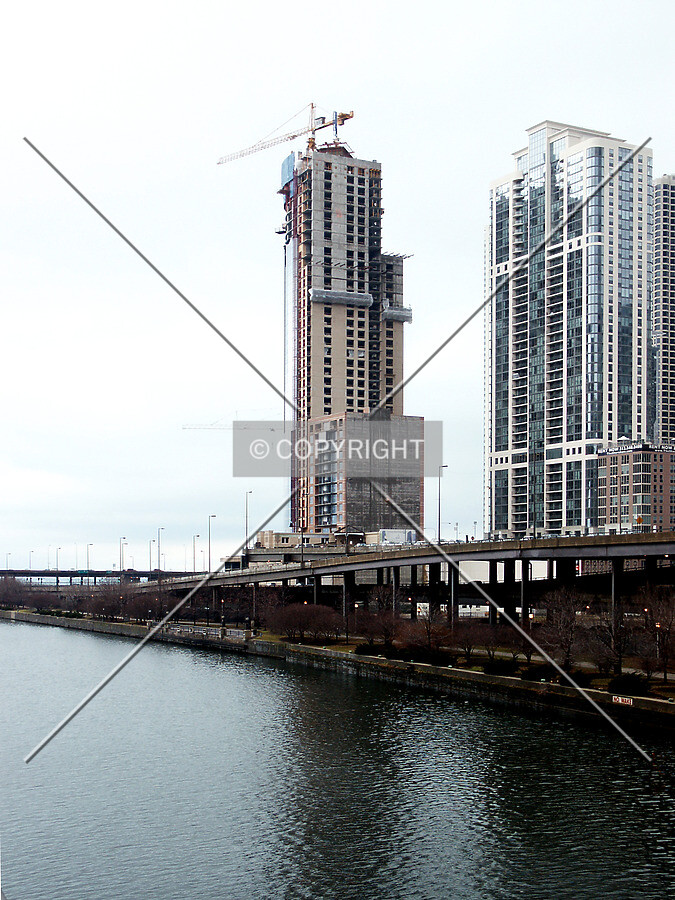 View from the north end of the Columbus Drive bridge