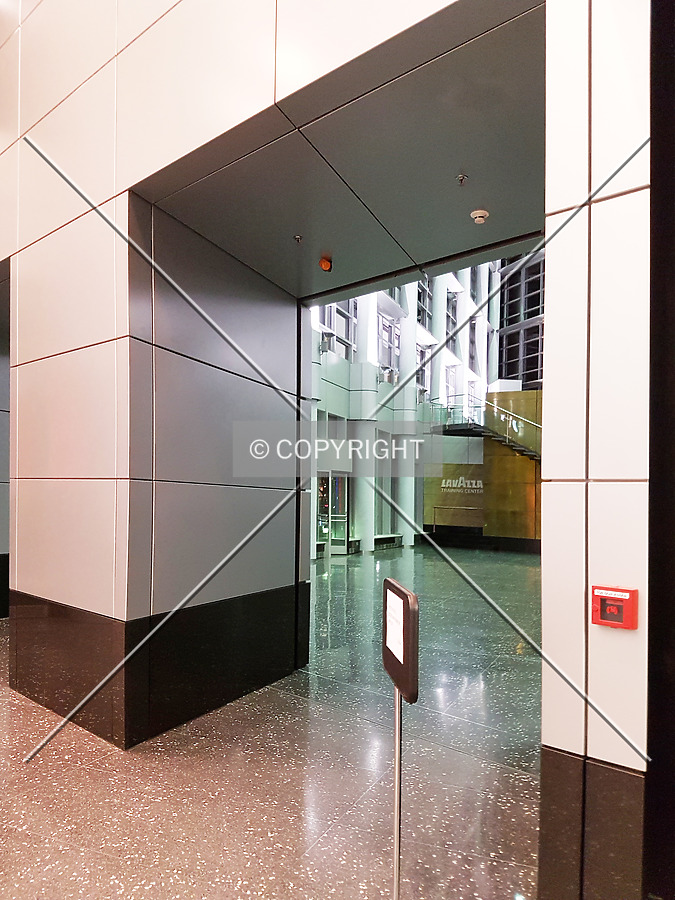 Next to the lobby