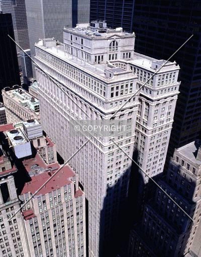 View to the northwest from 40 Wall Street