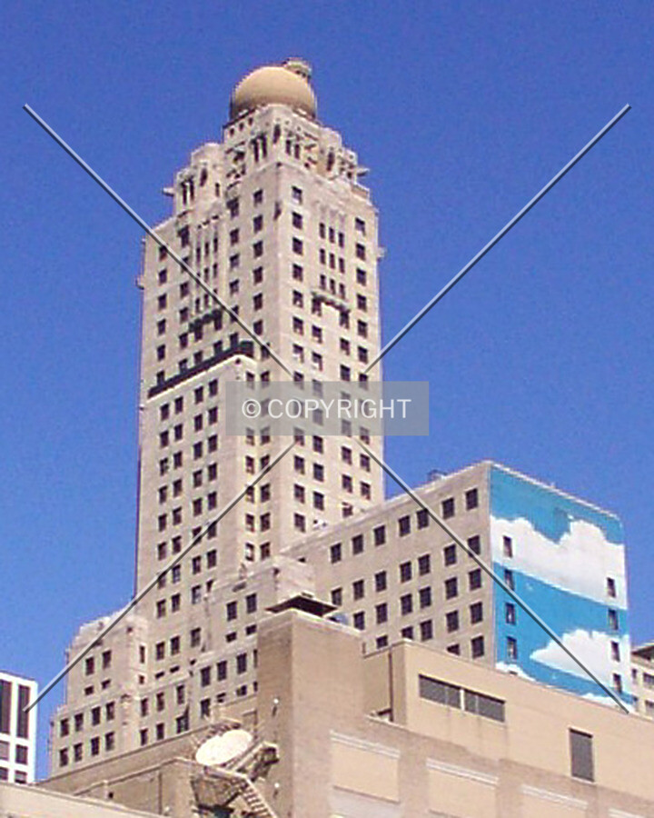 View of the tower from the southeast