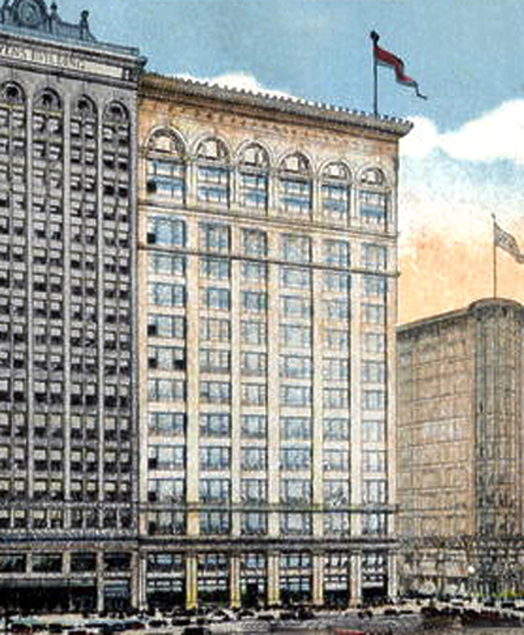 Vintage view from the northwest