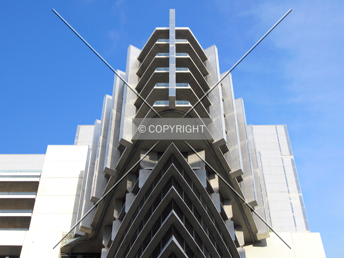 Looking up from La Trobe Street