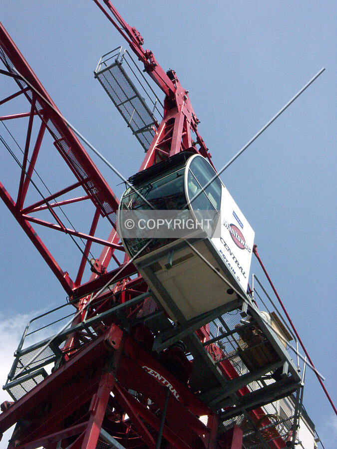 Tower crane cab