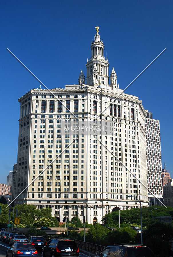 Viewed from the Brooklyn Bridge