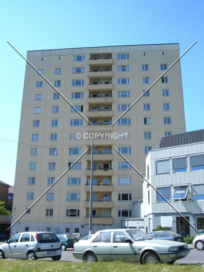 View from the east