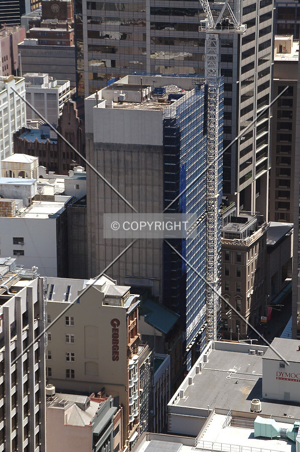 Elevated view from the south