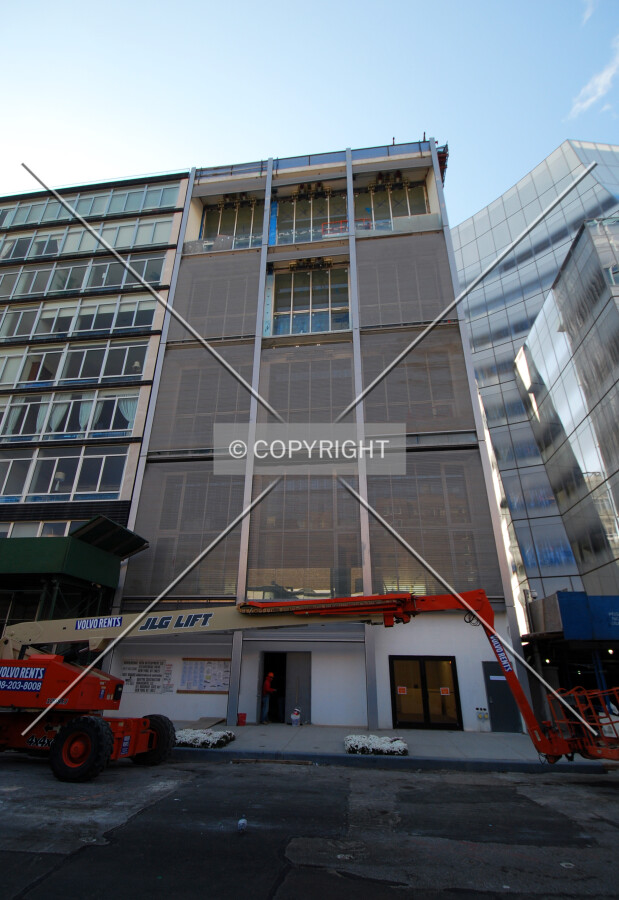 Looking up from West 19th Street