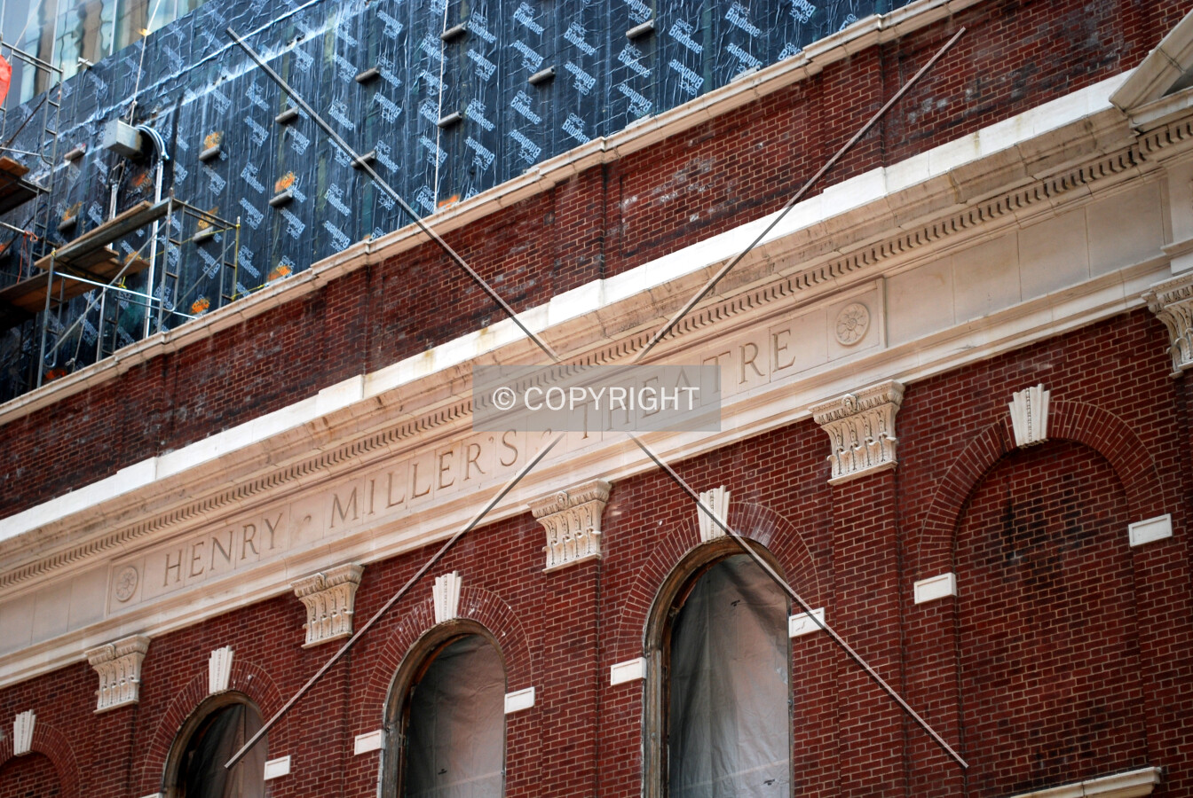 Engraved sign on the facade