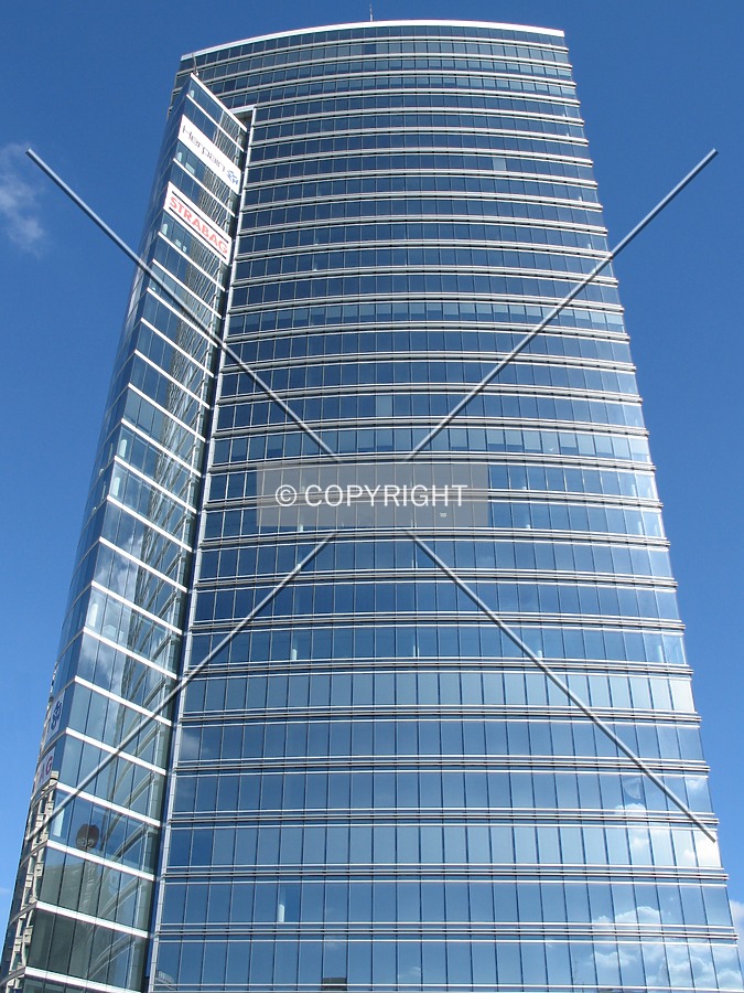 Looking up from the south