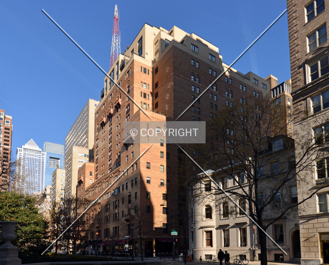 View from the southwest on 18th Street