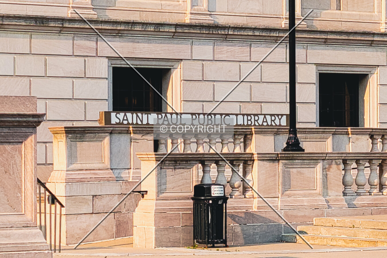 Signage on the north; July 3, 2021