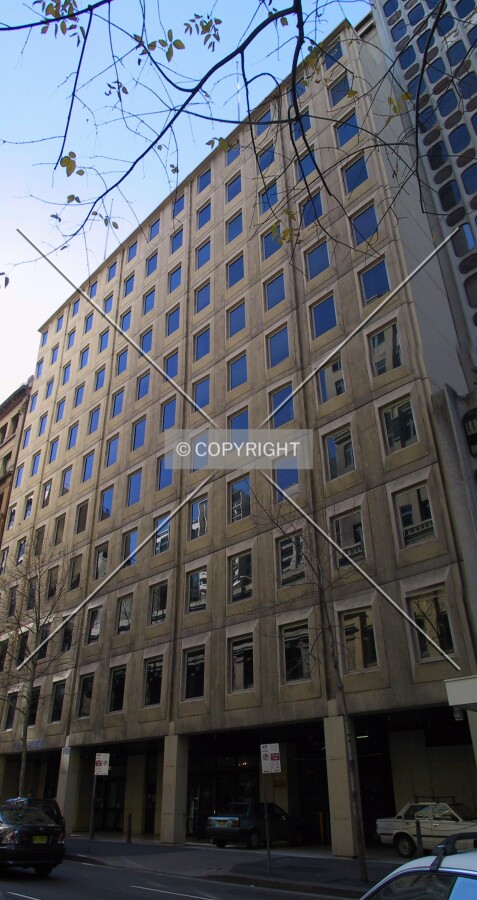Looking up from Clarence Street