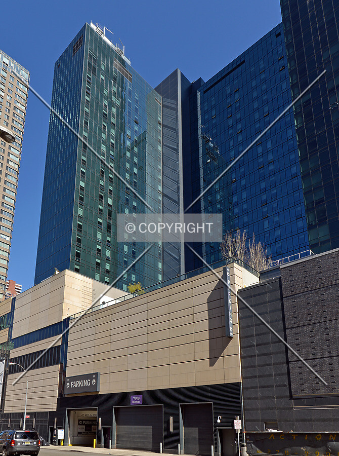 View from the southeast on 41st Street