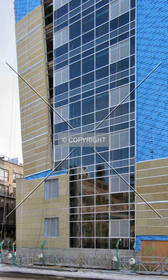 Windows facing 6th Avenue North