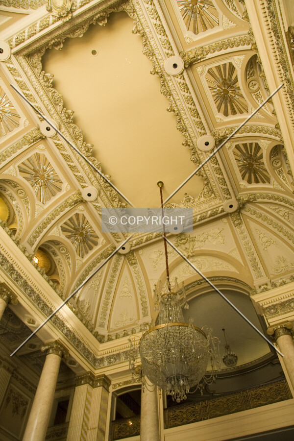 The lobby's vault